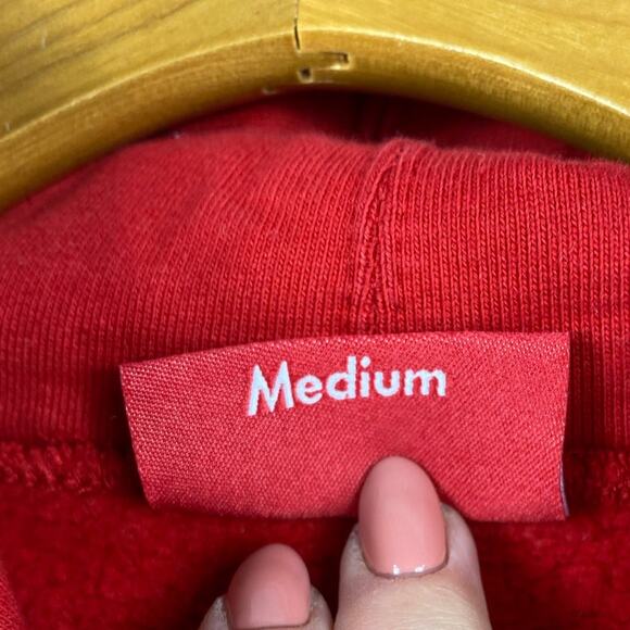 Authentic Supreme Red S Logo Hoodie Medium - Picture 7 of 10